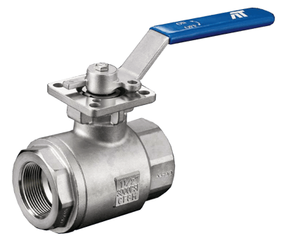 A-T Controls 2-Piece Ball Valve, 24 Series